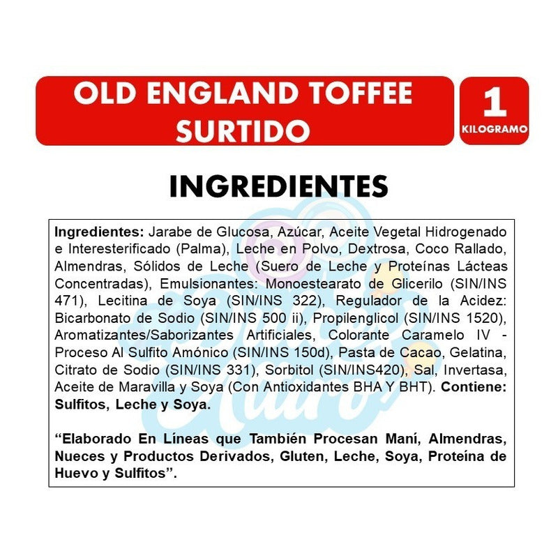 Old England Toffee Surtido - Ambrosoli (bolsa Con 1 Kg)