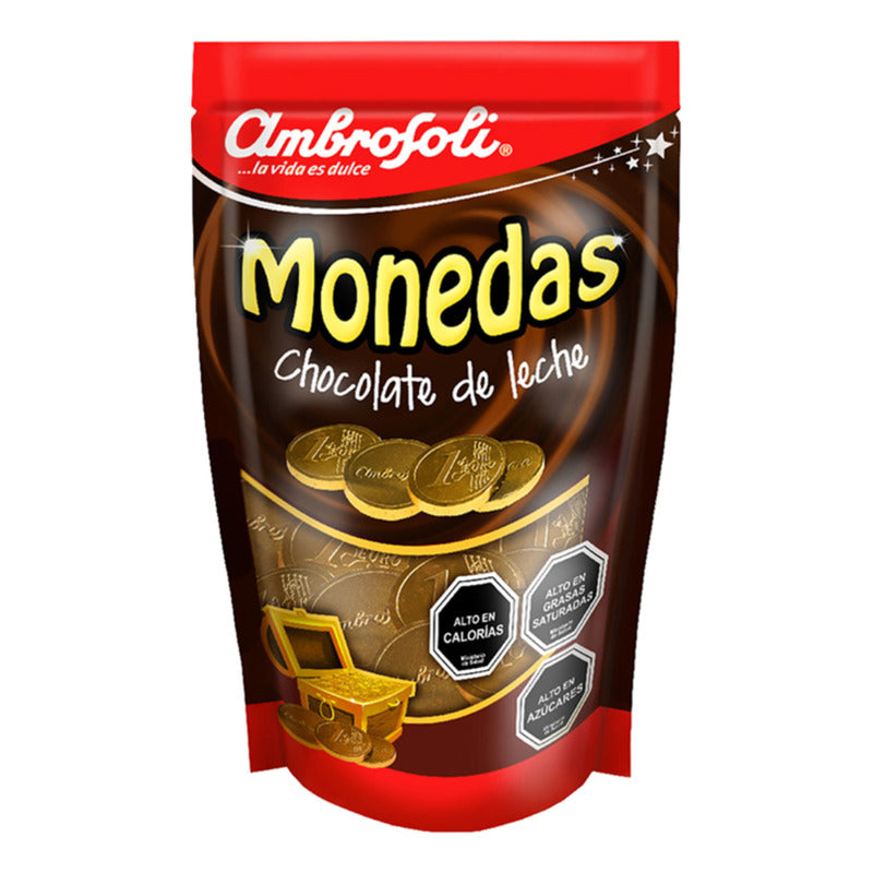 Monedas De Chocolate De Ambrosoli - (bolsa Con 30 Unidades).