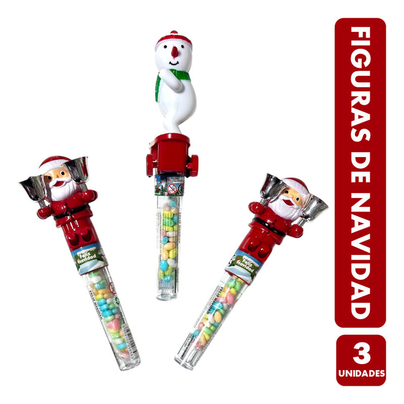 Caramelos Navidad - Figuras Surtidas Libre De Sellos - 3 Uni