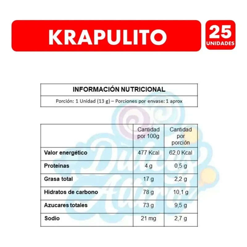 Krapulito Bolitas Crujientes Con Cobertura Sabor Chocolate