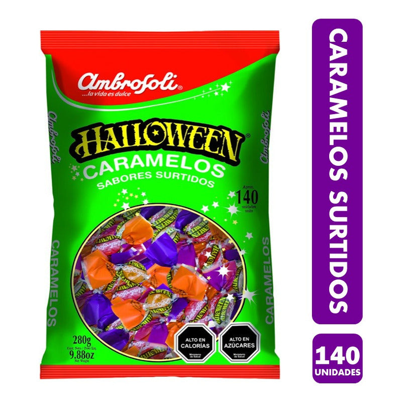 Dulces Halloween - Caramelos Surtidos Ambrosoli (140 Uni)