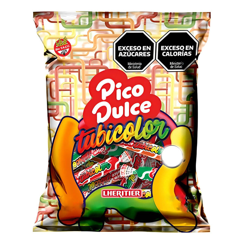 Pico Dulce Tubicolor - Masticables Sabores Frutales (500gr)