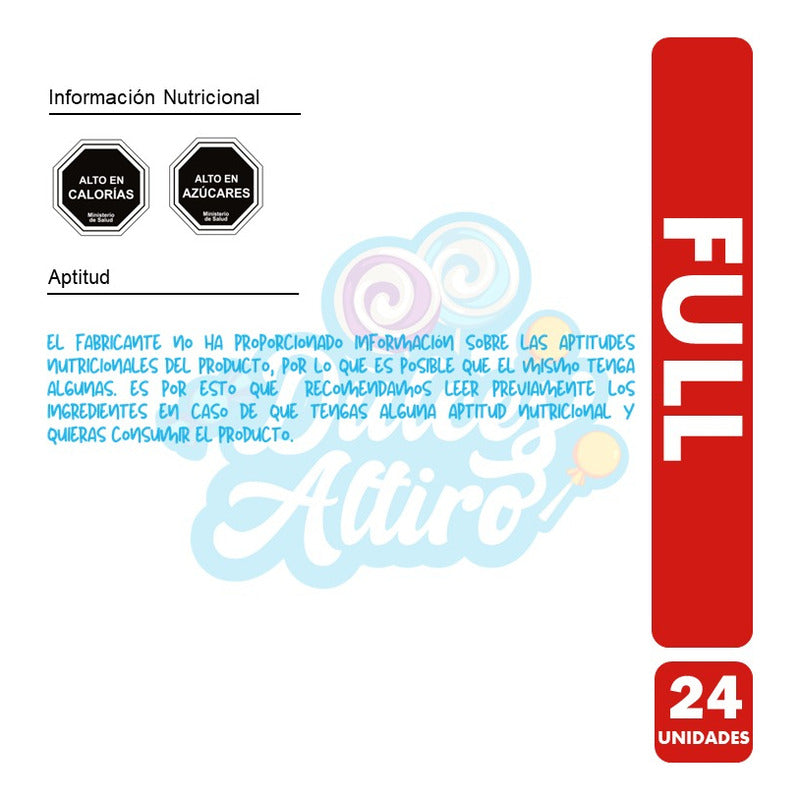 Full - Caramelos Refrescantes (caja Con 24 Unidades)