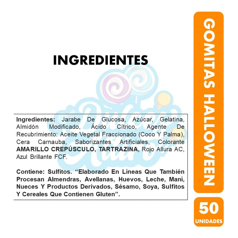 Gomitas Halloween Ambrosoli Formas Surtidas(bolsa Con 300gr)