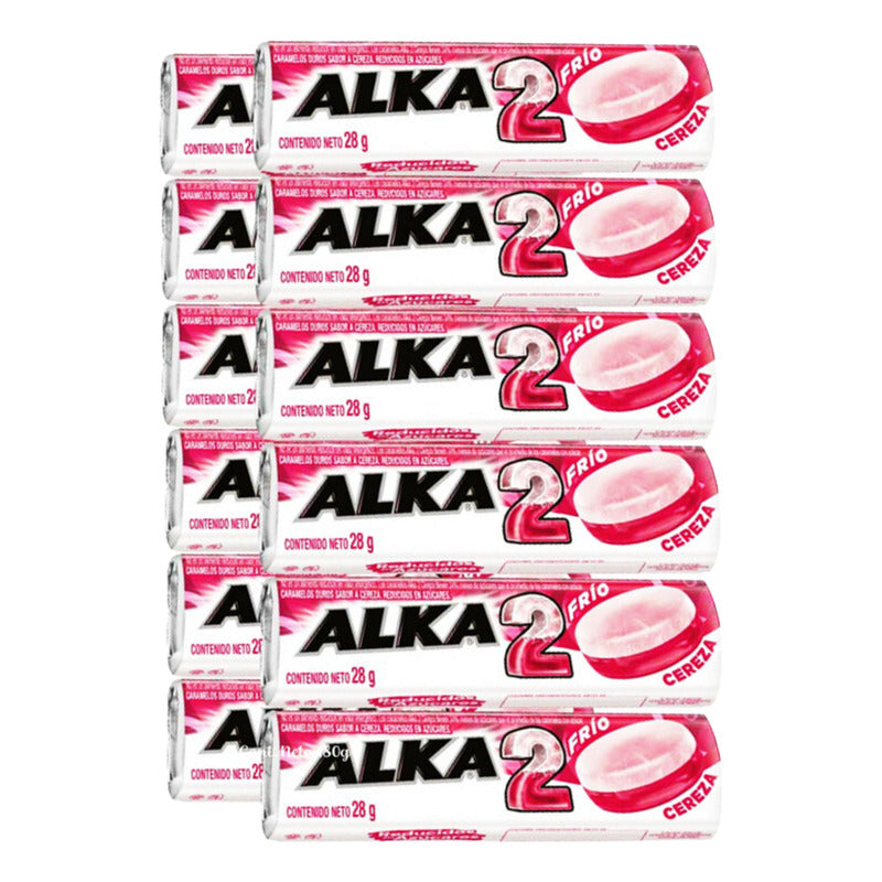 Alka 2 Sabor Cereza Doble Capa - Pack De 3 Cajas De 12un C/u