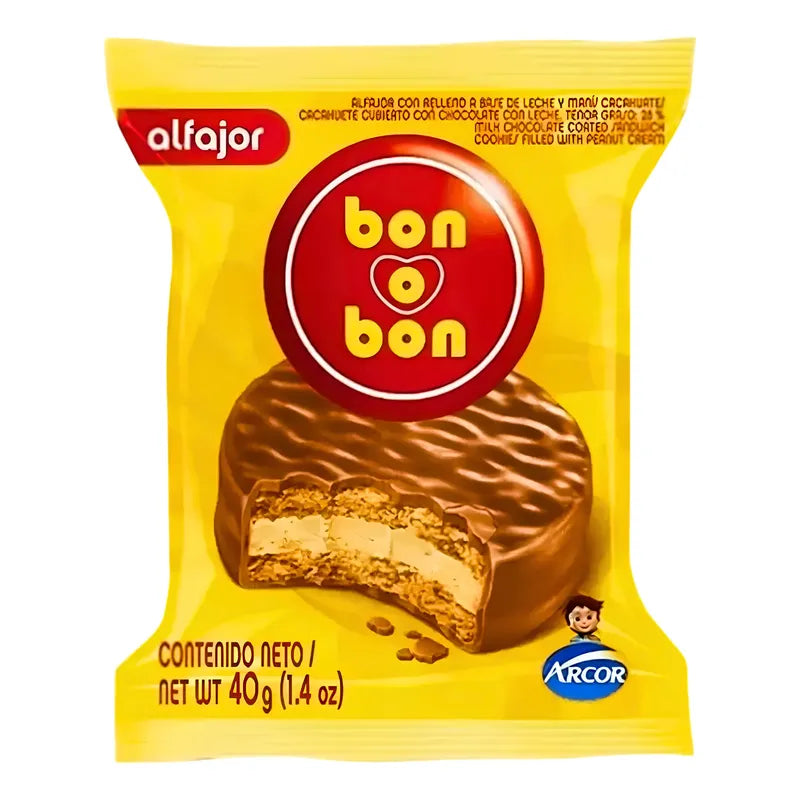 Alfajor Bon O Bon Sabor Original (pack Con 10 Unidades)