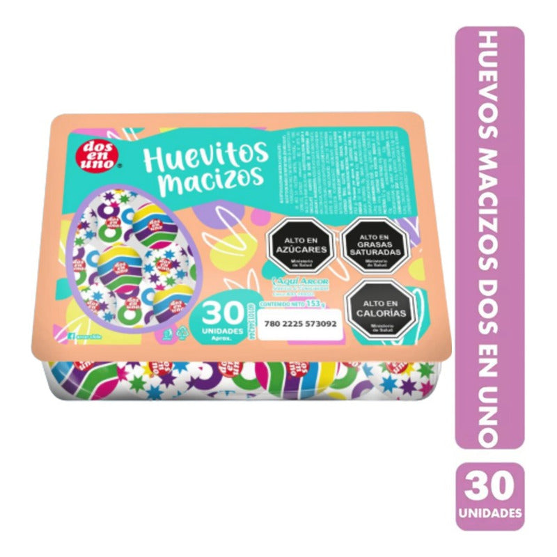 Huevos De Pascua - Huevos De Chocolate Dos En Uno (30 Uni)