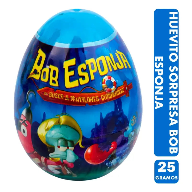 Huevo Sorpresa Bob Esponja Brickell Candy (unitario)