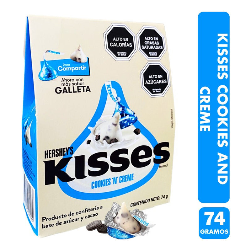 Chocolate Hershey´s Kisses Cookies And Cream (caja Con 74gr)
