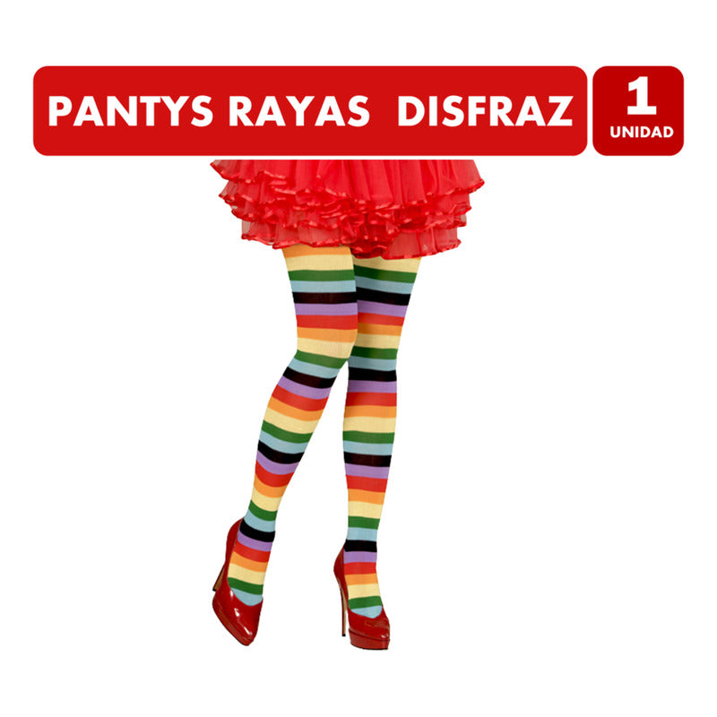 Calcetas Largas Pantys Diseño Para Cosplay, Disfraz Elección Arcoíris Standar