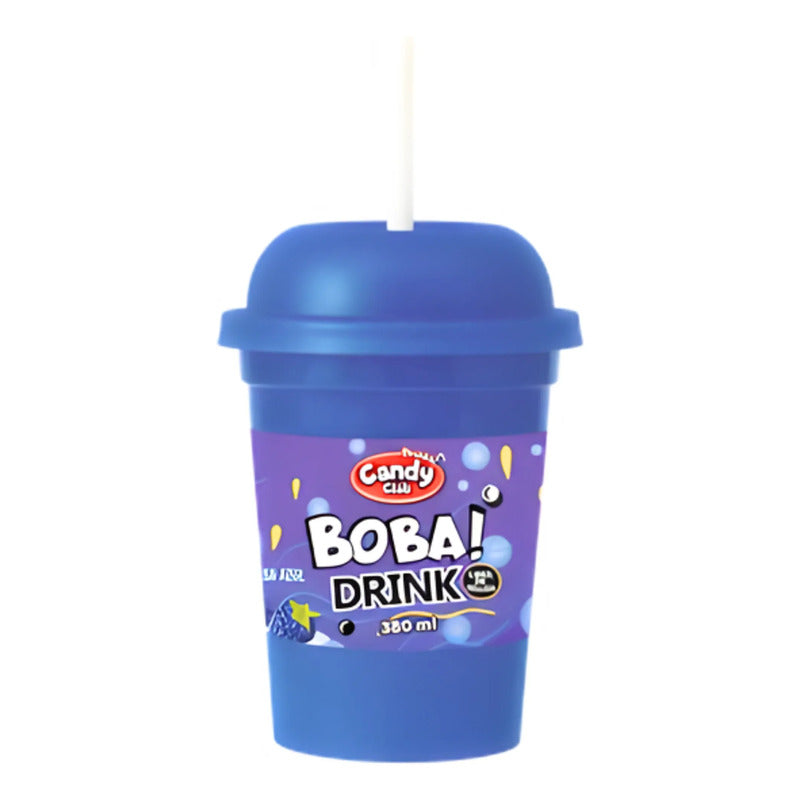 Boba Drink Bebida Con Pelotitas Explosivas - Sabor Frambuesa