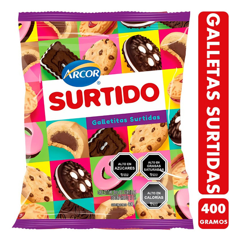 Galletas Surtidas Dulces De Arcor (bolsa Con 400 Gramos)