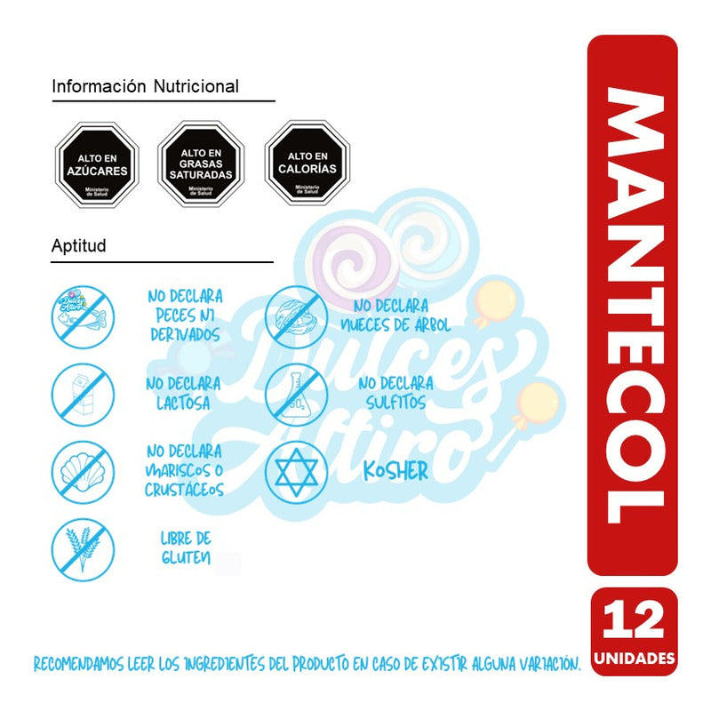 Barra Individual De Mantecol Libre De Gluten (caja Con 12un)