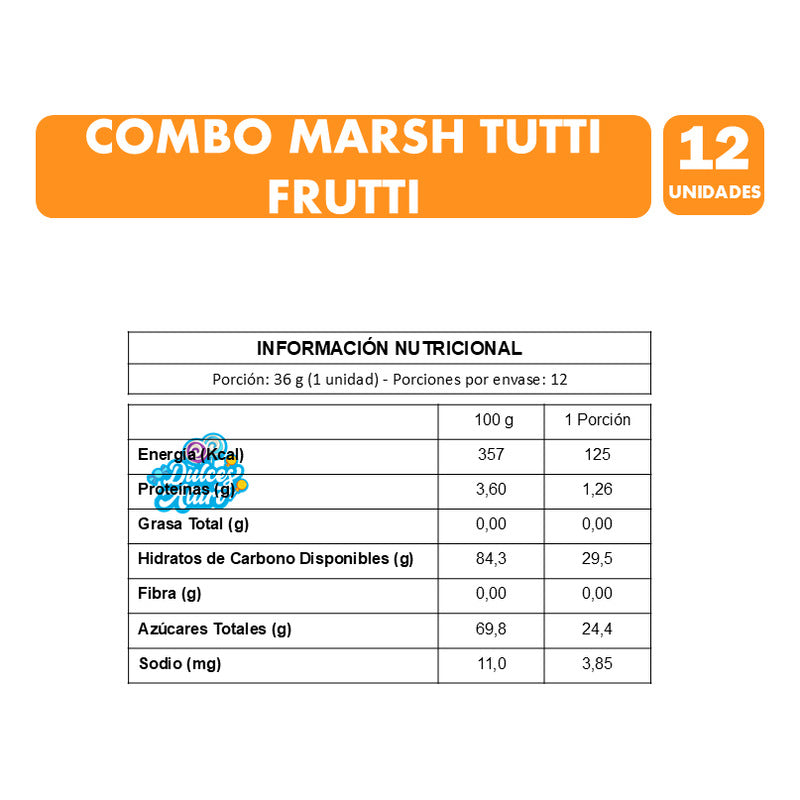 Marshmallow En Forma De Papas Hamburguesa Y Completo (12 Un)