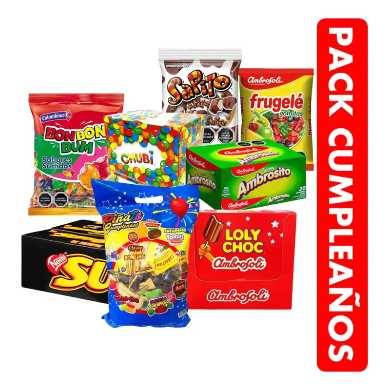 Surtido De Dulces Especial Para Cumpleaños - Para 20 Niños