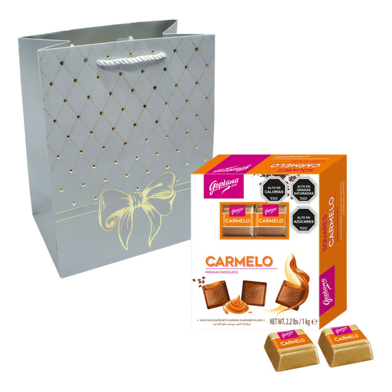 Pack Bombones Premium Caramelo Goplana 1kg + Bolsa De Regalo