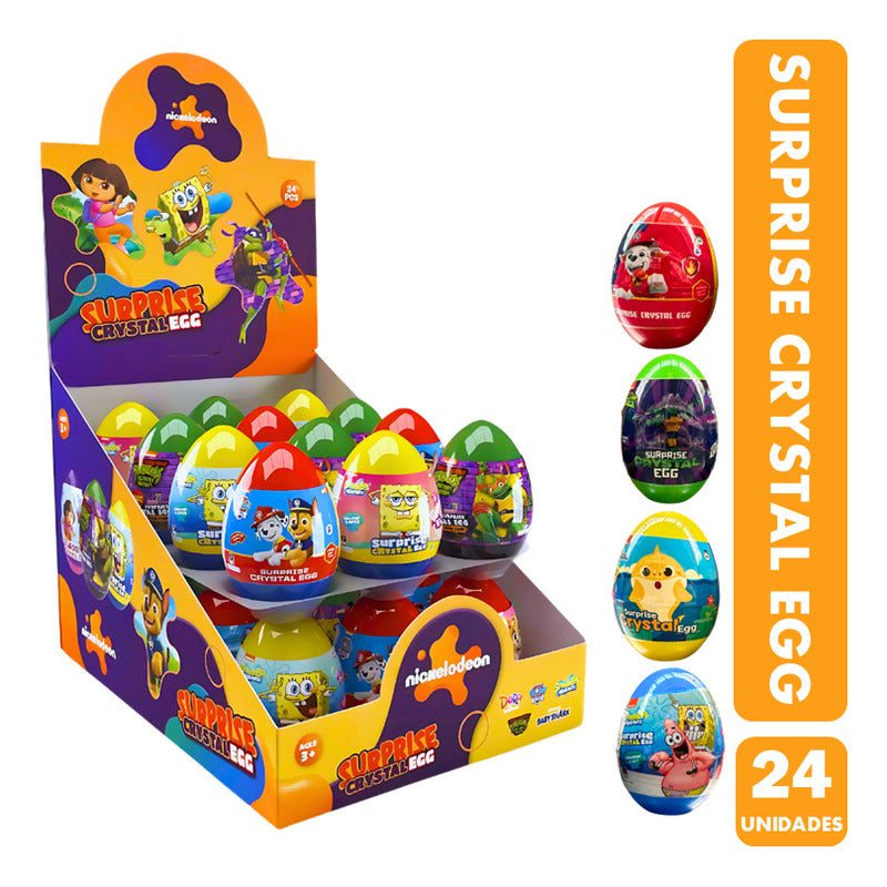 Huevos Sorpresas De Nickelodeon De 11cm Aprox (caja Con 24u)