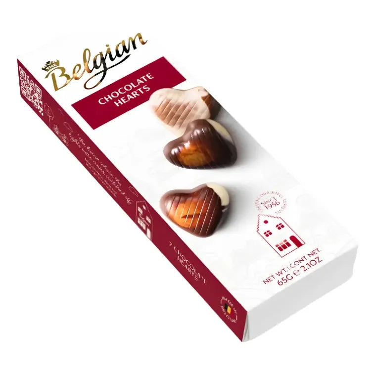 Bombones De Chocolate En Forma De Corazón The Belgian