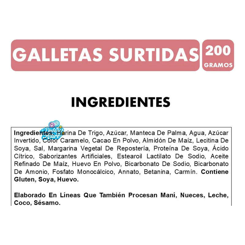 Galletas Surtidas Colombina Caja De Regalo (200 Gramos)