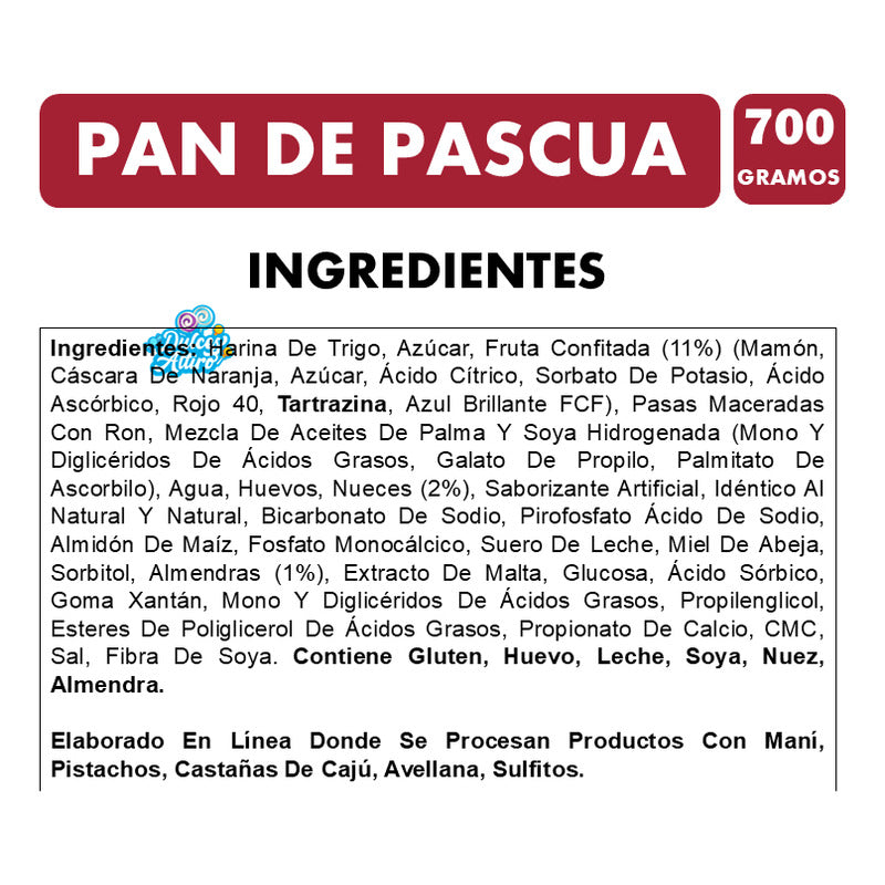 Pan De Pascua Nutra Bien Receta Original - Especial Navidad