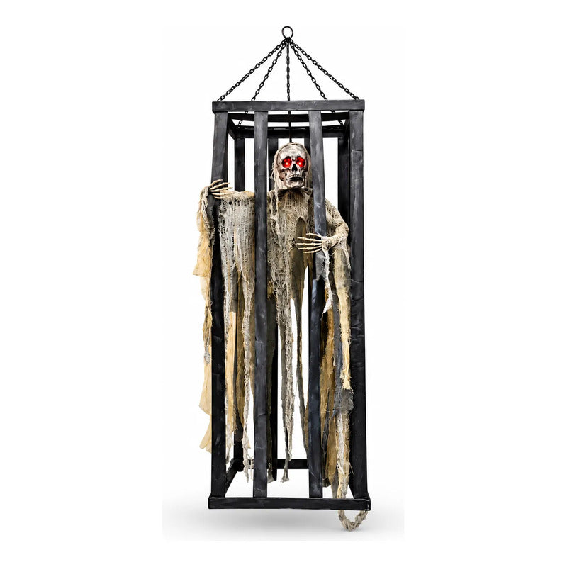 Esqueleto Enjaulado Animatronics - Decoración Halloween