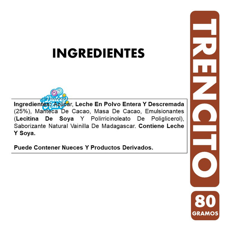 Trencito - Chocolate Clásico De Nestlé (tableta De 80gr)