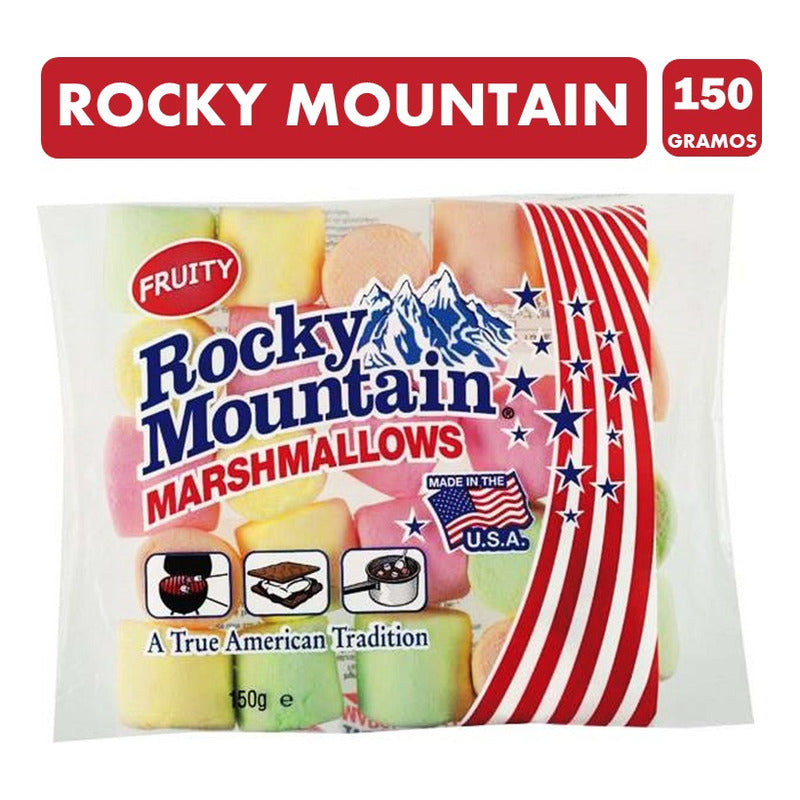 Marshmallows Rocky Mountains De Colores (bolsa Con 150 Gr)