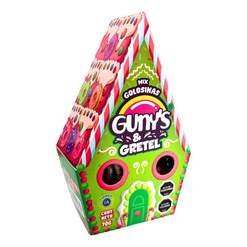 Dulces Para Navidad - Casita Mix Con Dulces Gun'ys & Gretel