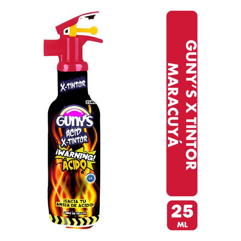 Dulces Ácidos Guny's X-tintor Sabor Maracuyá (spray De 25ml)