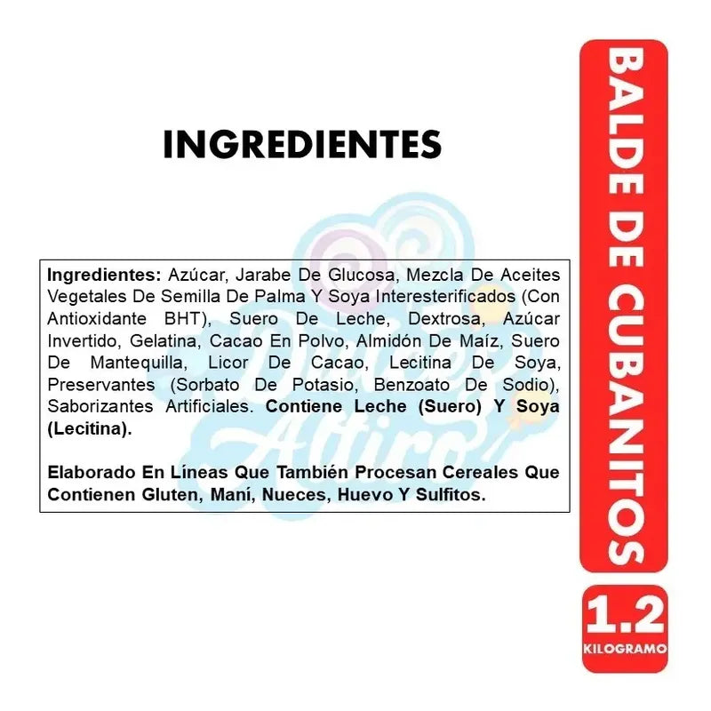 Balde De Cubanitos