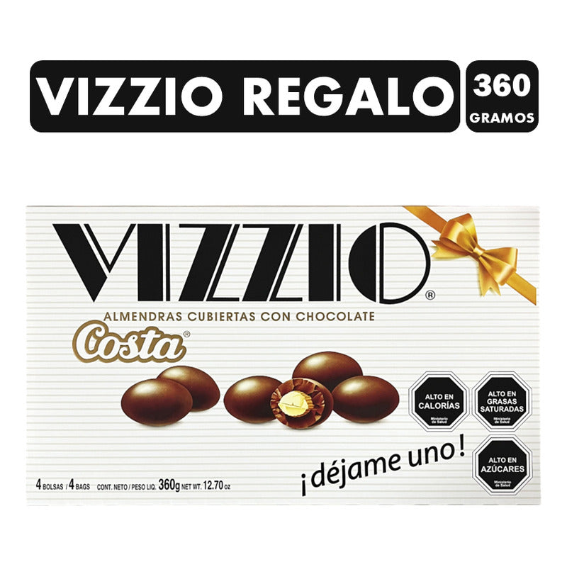 Chocolate Vizzio - Caja Gigante Para Regalo - Contiene 360g