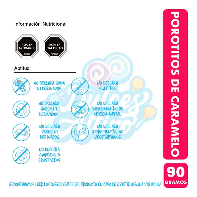 Porotitos Caramelos 90 Gr