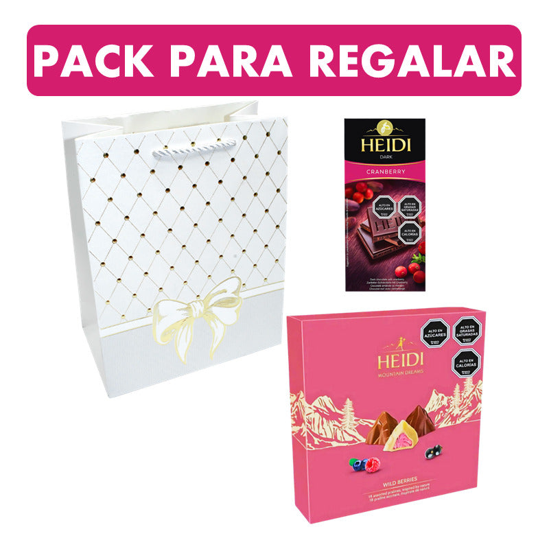 Pack Bombones Heidi Wild Berries +chocolate Cranberry+ Bolsa