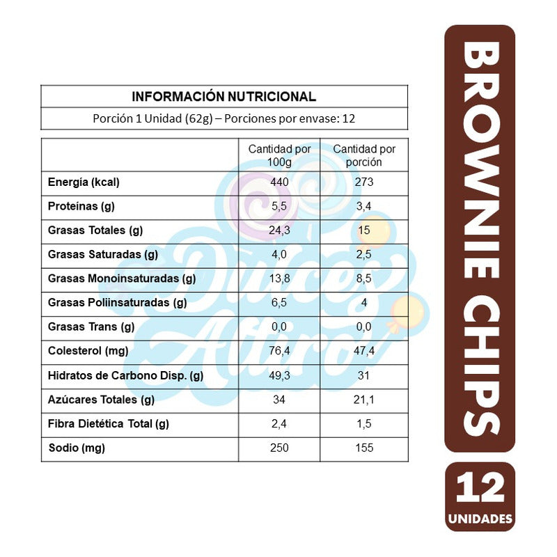 Braunichips De Chocolate Nutra Bien (caja Con 12 Unidades)