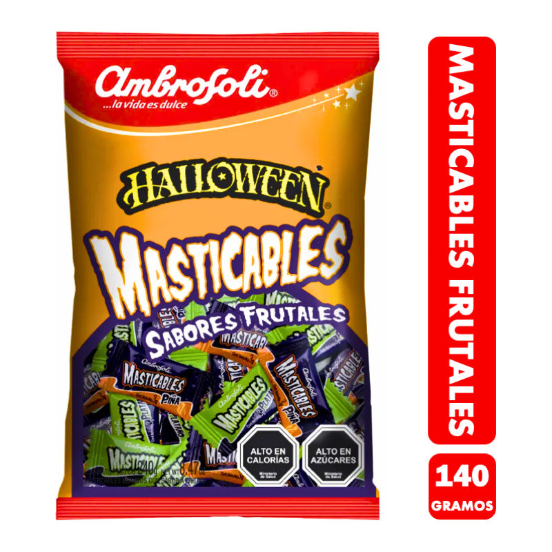 Dulces Para Halloween - Masticables Sabores Frutales (140gr)