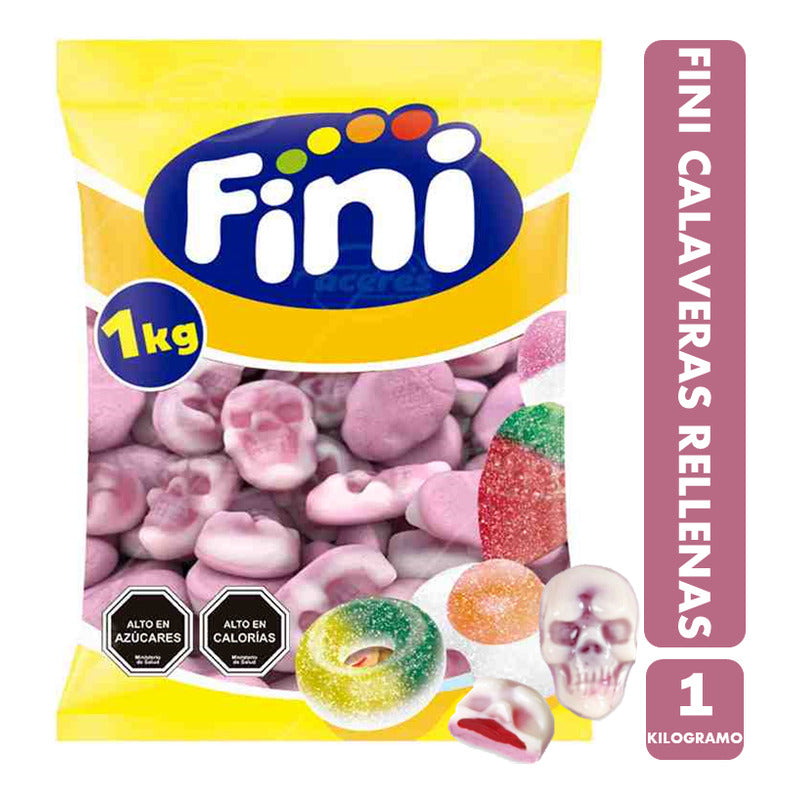 Gomitas Fini Calaveras - Sin Gluten - Bolsa Contiene 1kg