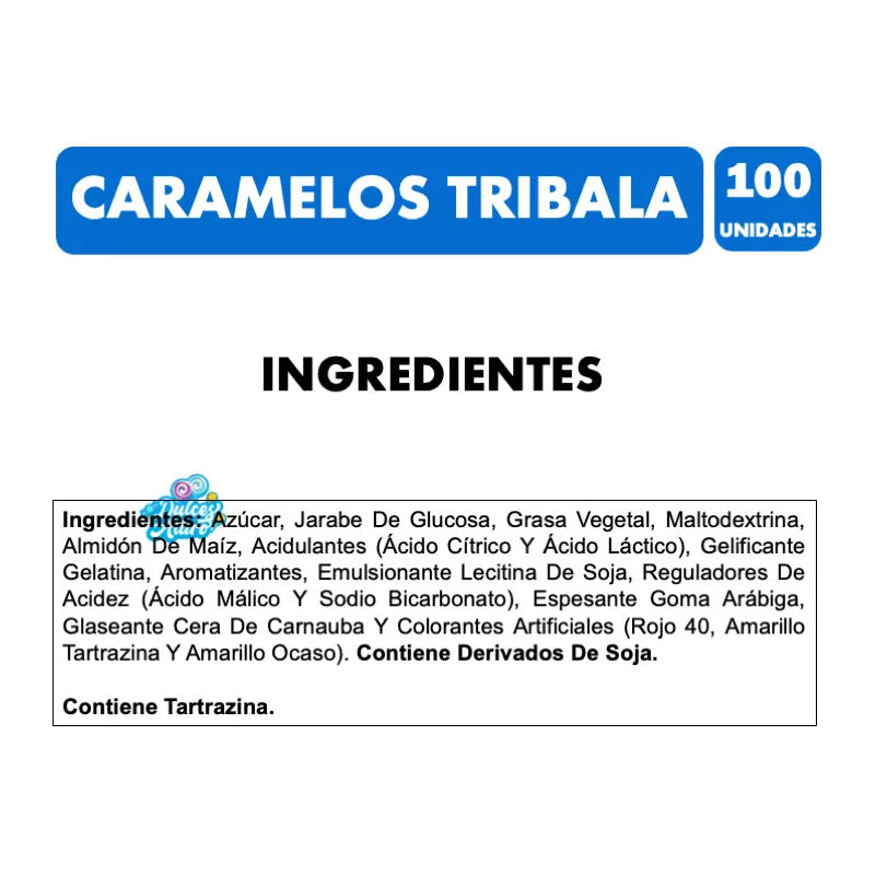Caramelos Rellenos Sabores Surtidos Tribala Libres De Gluten