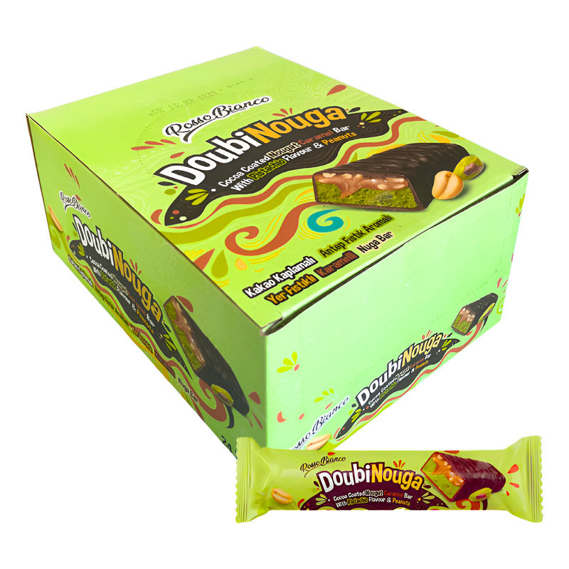Chocolate Sabor Pistacho Con Caramelo Y Nueces (caja 24 Uni)