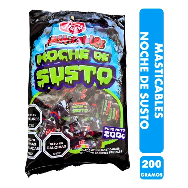 Dulces Para Halloween - Masticables Frutales Noche De Susto