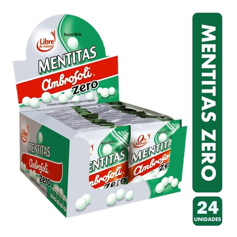 Mentitas Zero De Ambrosoli (caja Con 24 Unidades)