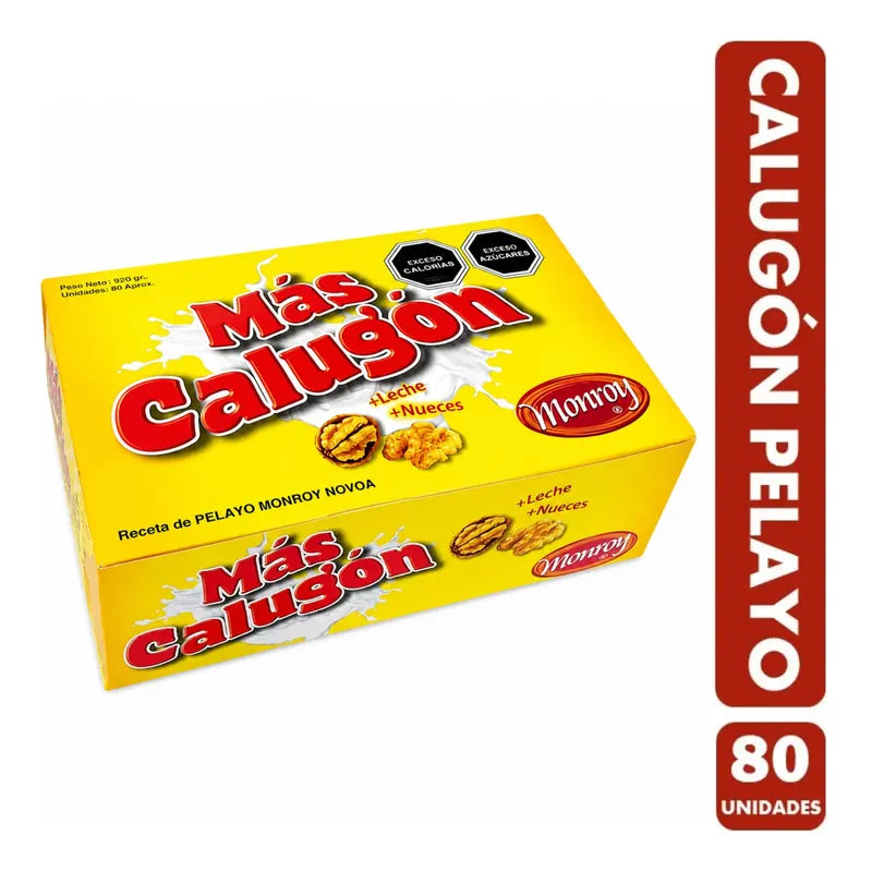 Calugas Más Calugón Pelayo Monroy Leche Y Nueces 80 Uni