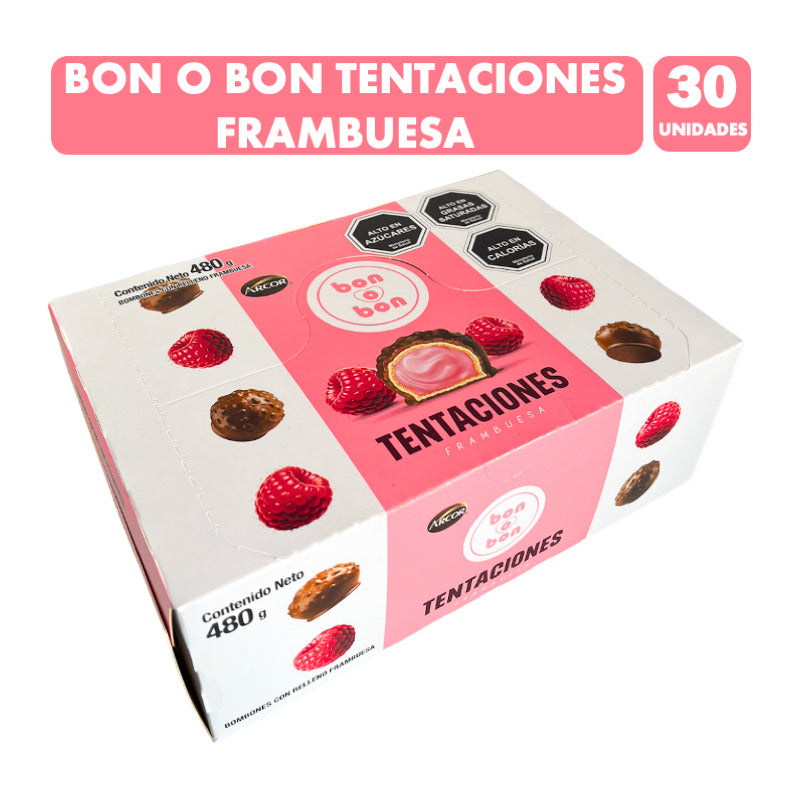 Bon O Bon Tentaciones Frambuesa -edición Especial (caja 30u)