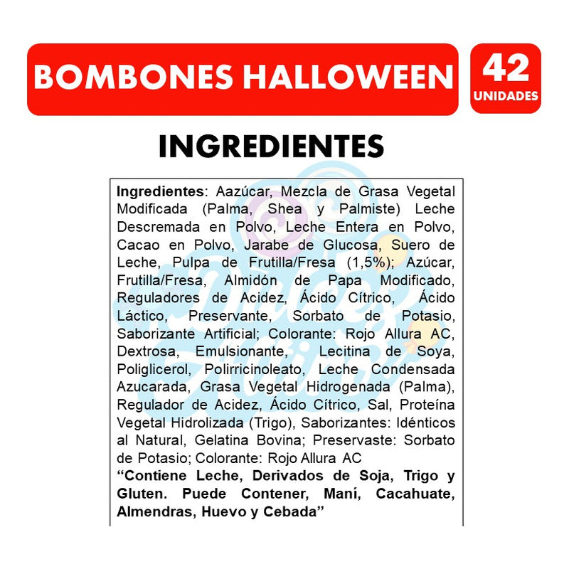 Privilegio De Frutilla Especial Halloween (bolsa Con 40uni)