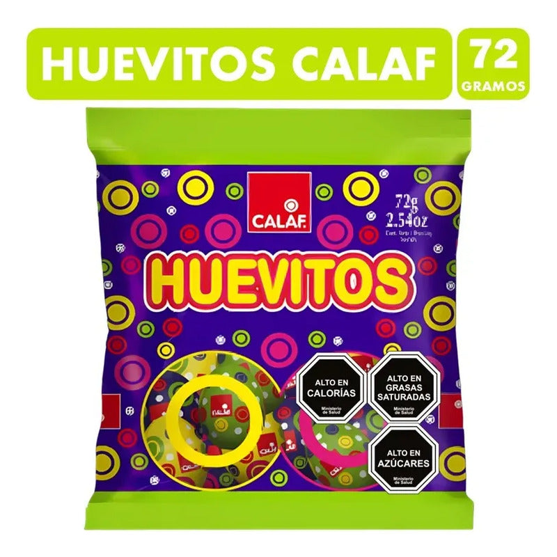 Huevitos De Pascua Calaf Chocolate Macizo - Bolsa 72 Gramos