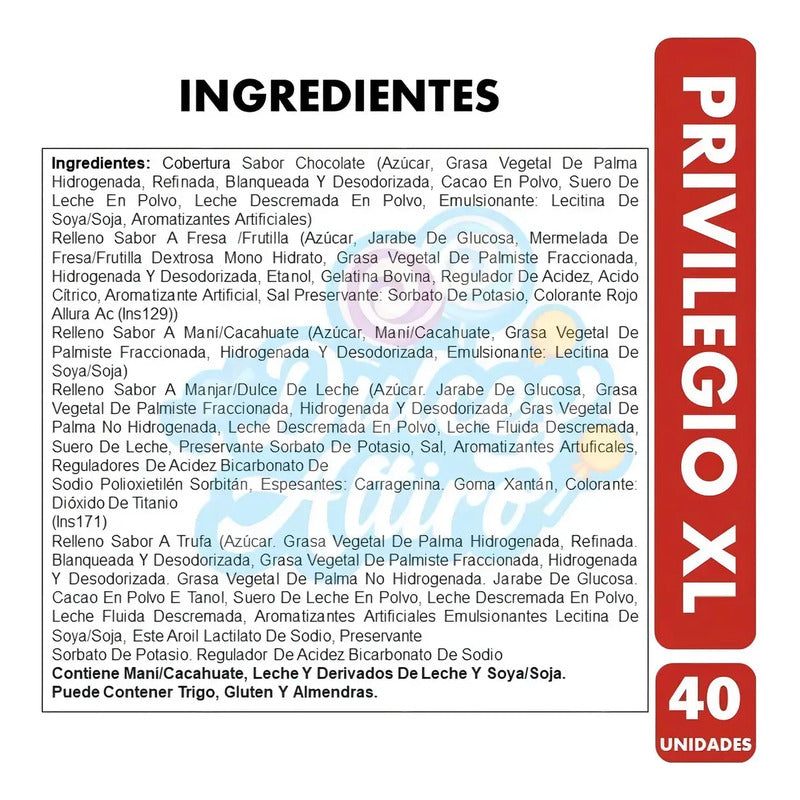 Privilegio Xl Bombones Surtidos Rellenos (bolsa 500g)