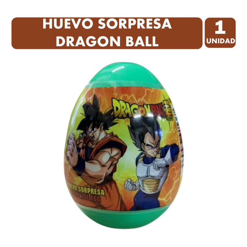 Huevo Sorpresa Dragon Ball Super Con Caramelo Sin Azúcar