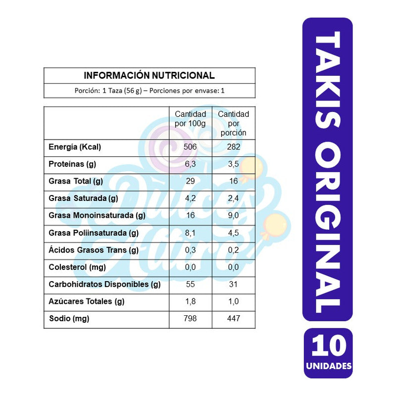 Takis Original - Especial Colación (pack De 10 Unidades)
