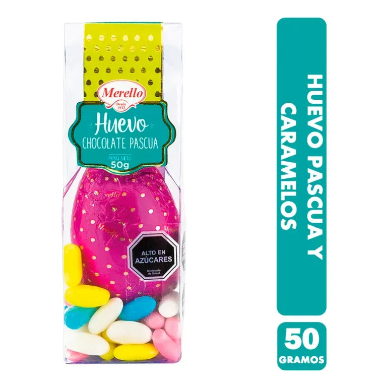 Huevitos De Pascua - Huevo Con Porotitos De Caramelo Merello