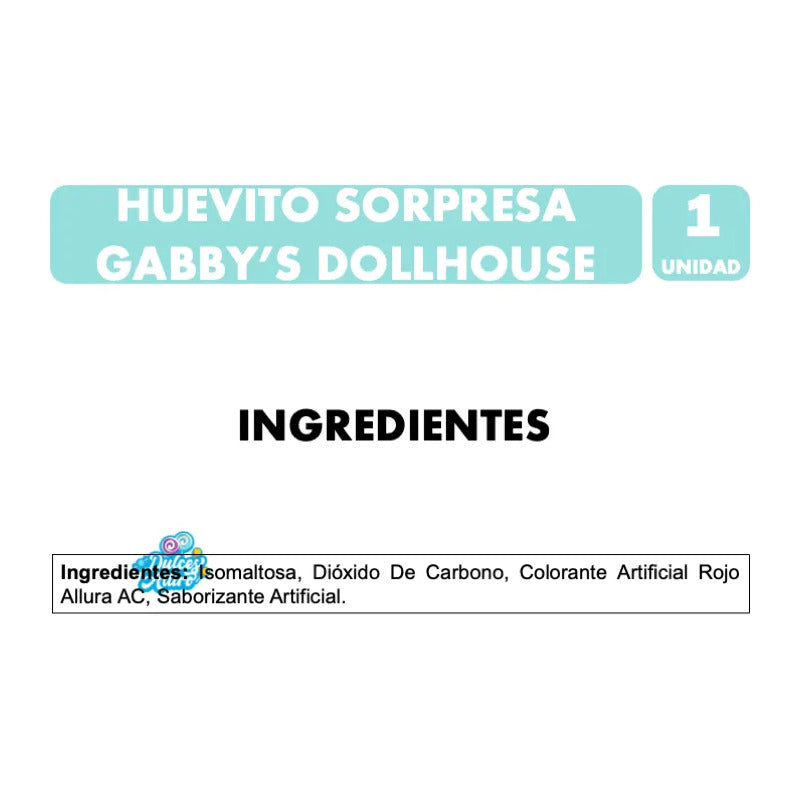Huevitos Coleccionables Gabbys Dollhouse Brickell Candy (1u)