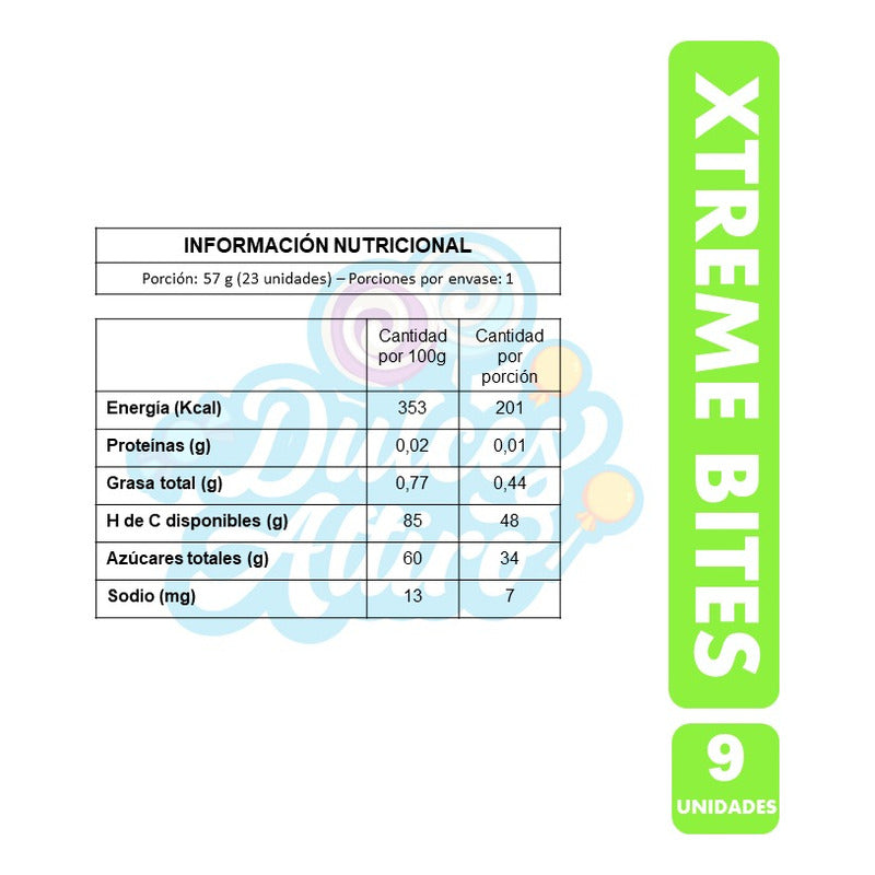 Gomitas Ácidas Chupa Chups Xtremes (pack De 9 Unidades)